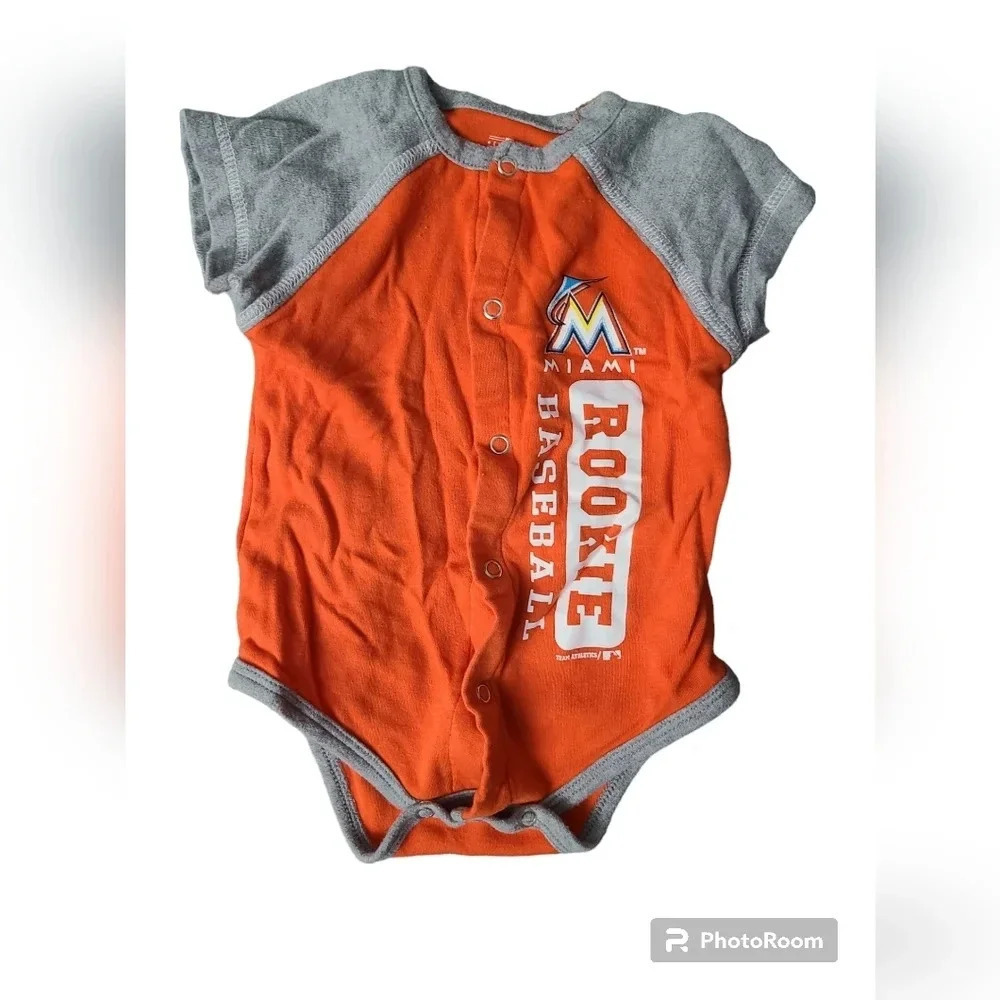 MLB Miami Marlins Onesie 6-9months